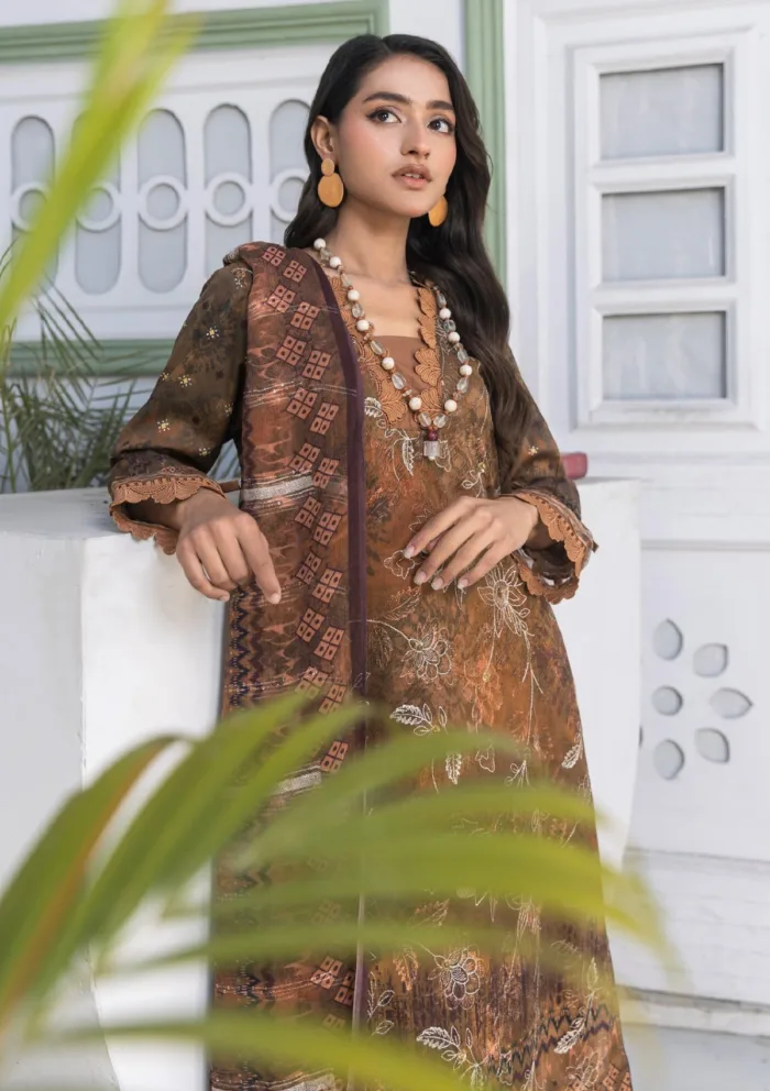 Meemsey MRQ25 07 Rashq-e-Qamar Luxury Lawn Collection - Image 3
