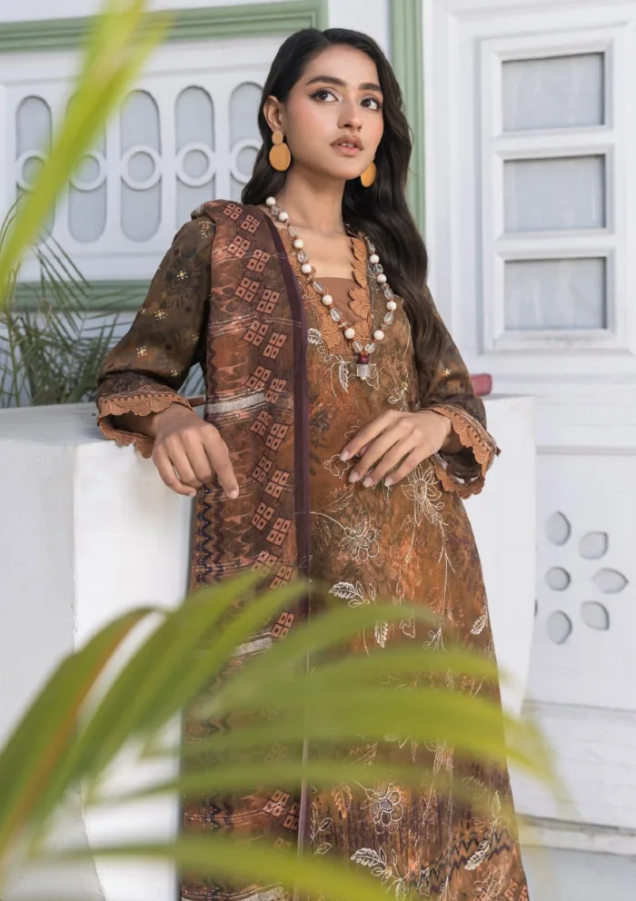 Meemsey MRQ25 07 Rashq-e-Qamar Luxury Lawn Collection - Image 4