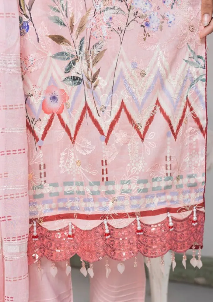 Meemsey MRQ25 08 Rashq-e-Qamar Luxury Lawn Collection - Image 3