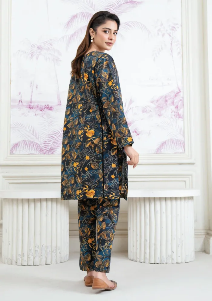 Meerak Charm Botanical Bloom 25 Luxury Lawn Collection - Image 3