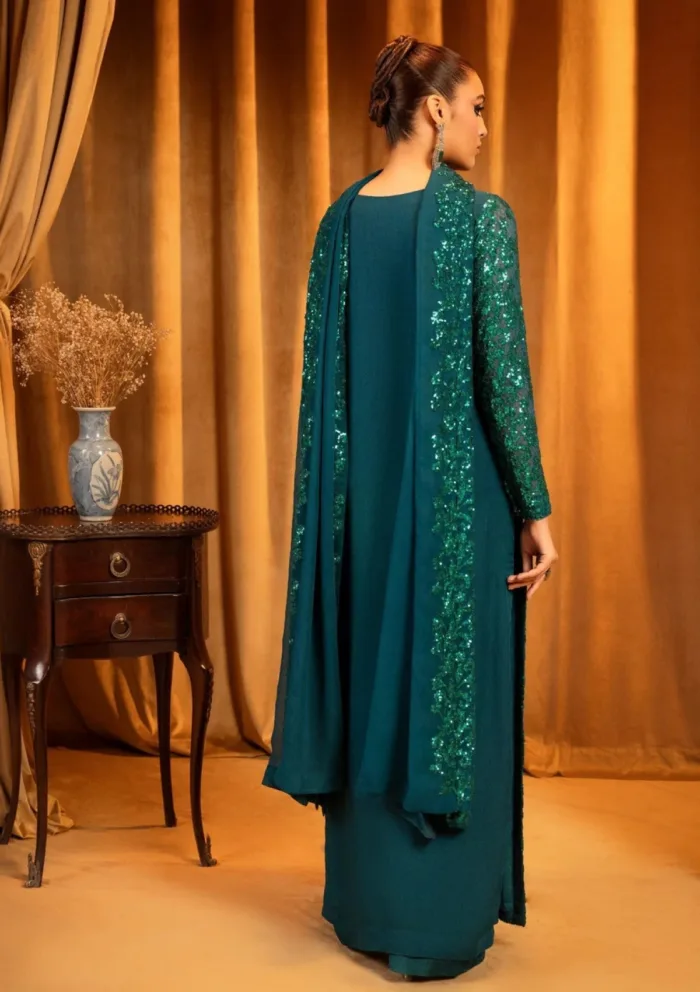 Meeral Aquamarine Luxury Festive Lawn Collection - Image 2