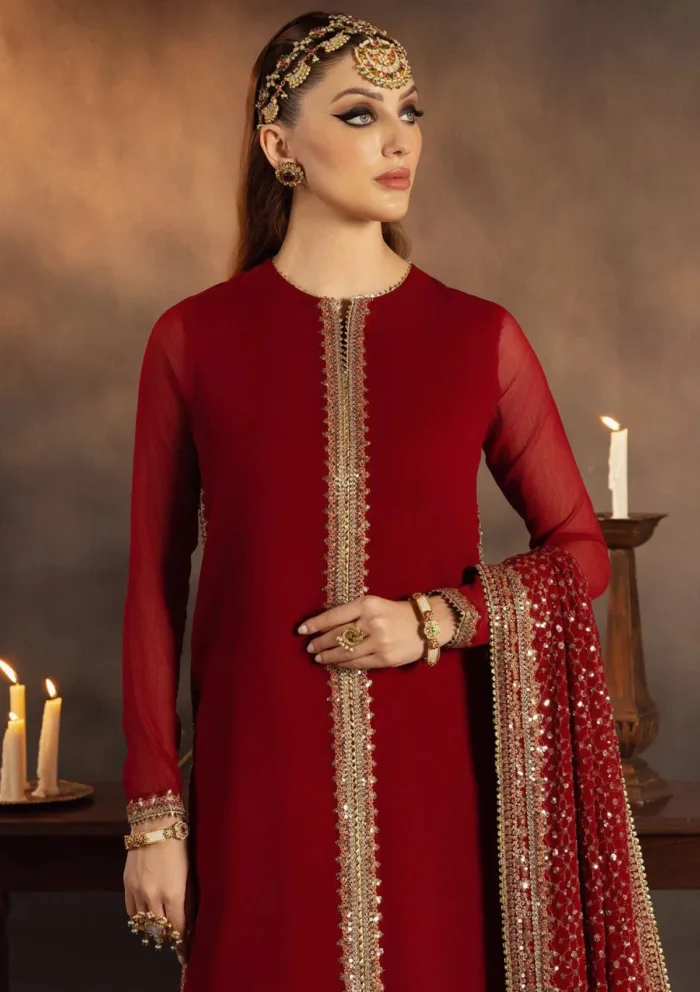 Meeral Gulnaar Luxury Festive Lawn Collection - Image 4