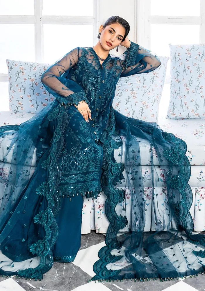 Meeral Nilofer Luxury Festive Lawn Collection - Image 4