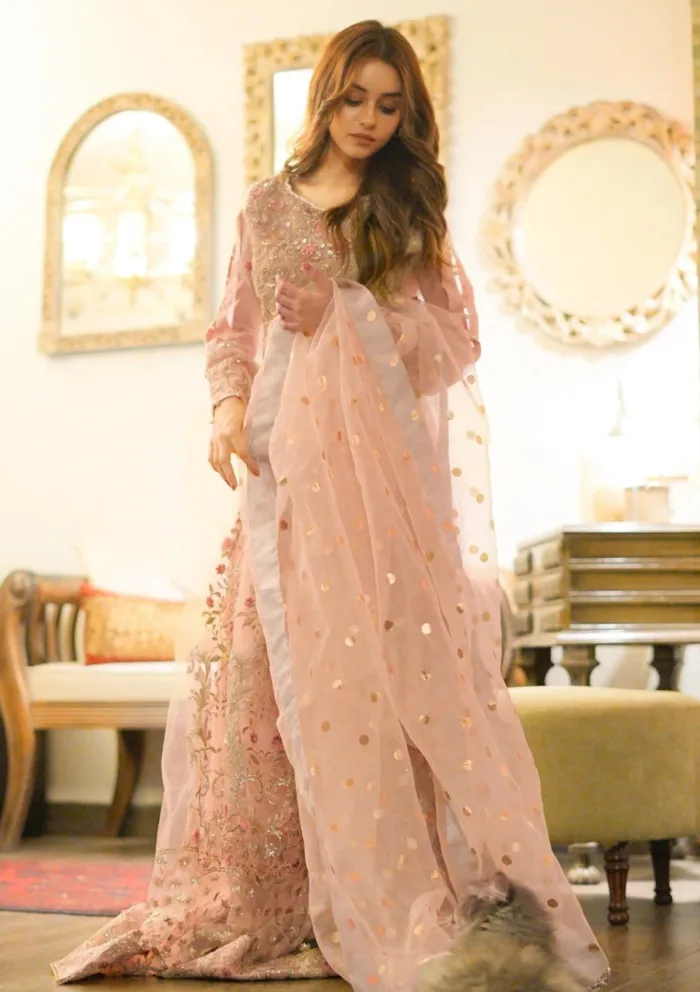 Meeral Pink Luxury Festive Lawn Collection - Image 2