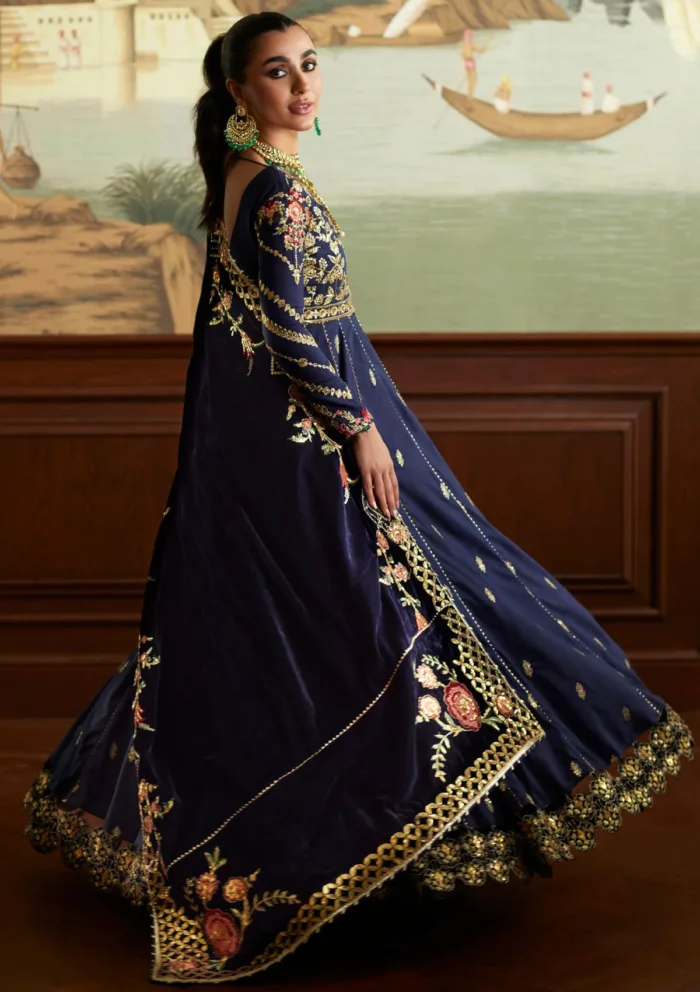 Mina Hasan Raniya Velvet Luxe Luxury Lawn Collection - Image 5