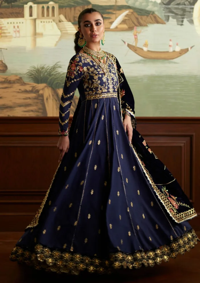 Mina Hasan Raniya Velvet Luxe Luxury Lawn Collection - Image 6