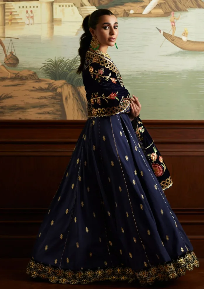 Mina Hasan Raniya Velvet Luxe Luxury Lawn Collection - Image 7