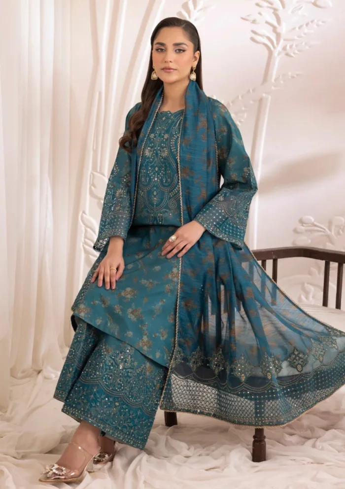 Mohagni DLS 07 Festive 25 Luxury Lawn Collection - Image 4