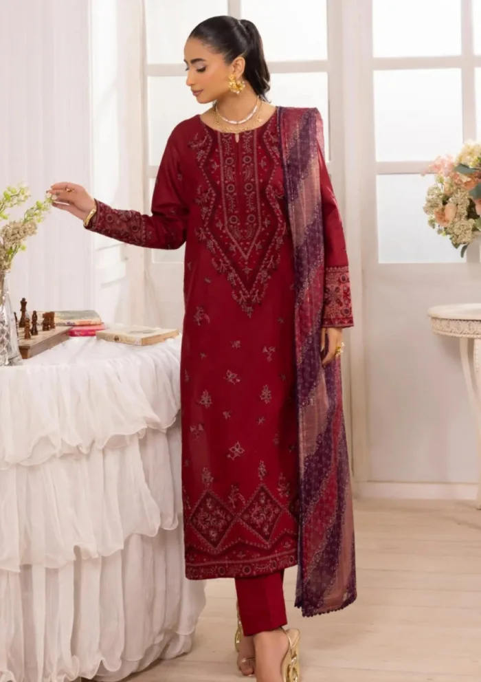 Mohagni Eid Edit 25 ZE 01 Gulkari Luxury Lawn Collection - Image 3