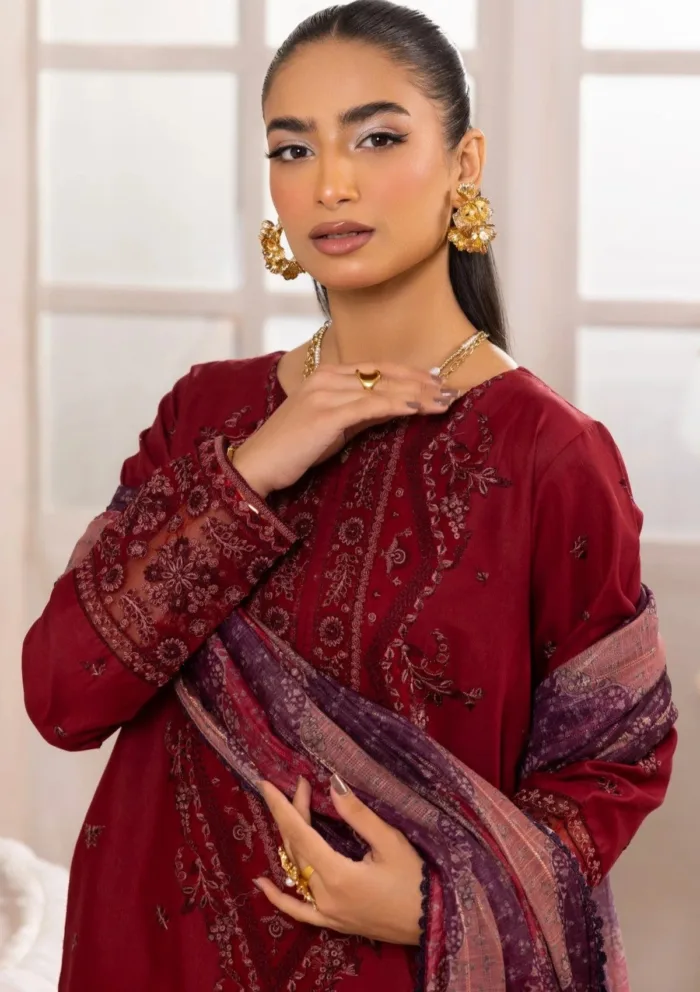 Mohagni Eid Edit 25 ZE 01 Gulkari Luxury Lawn Collection - Image 4