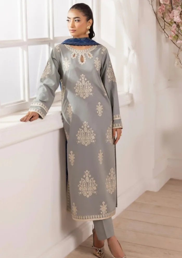Mohagni Eid Edit 25 ZE 03 Gulkari Luxury Lawn Collection - Image 3