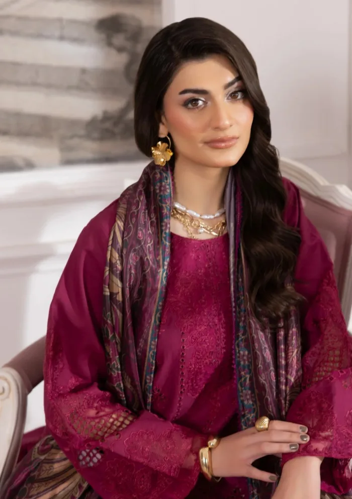 Mohagni Eid Edit 25 ZE 06 Gulkari Luxury Lawn Collection - Image 3
