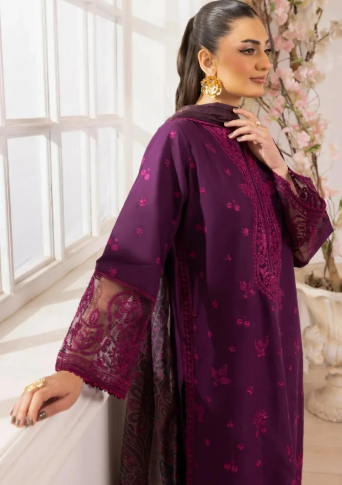 Mohagni Eid Edit 25 ZE 07 Gulkari Luxury Lawn Collection - Image 2