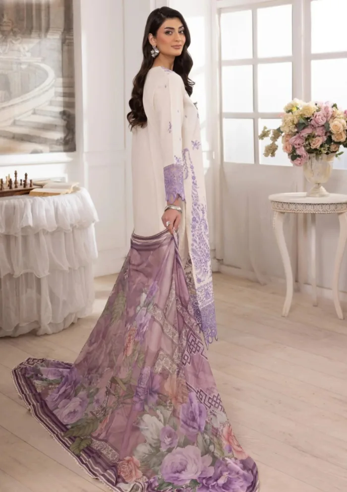 Mohagni Eid Edit 25 ZE 09 Gulkari Luxury Lawn Collection - Image 2