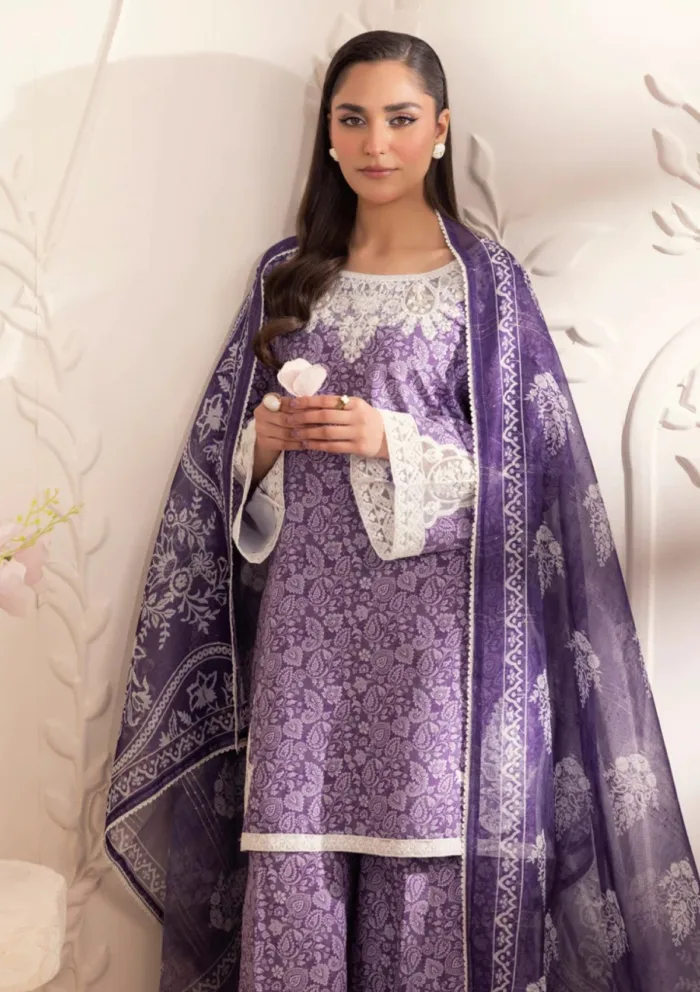 Mohagni SPL 07 Festive 25 Luxury Lawn Collection - Image 4