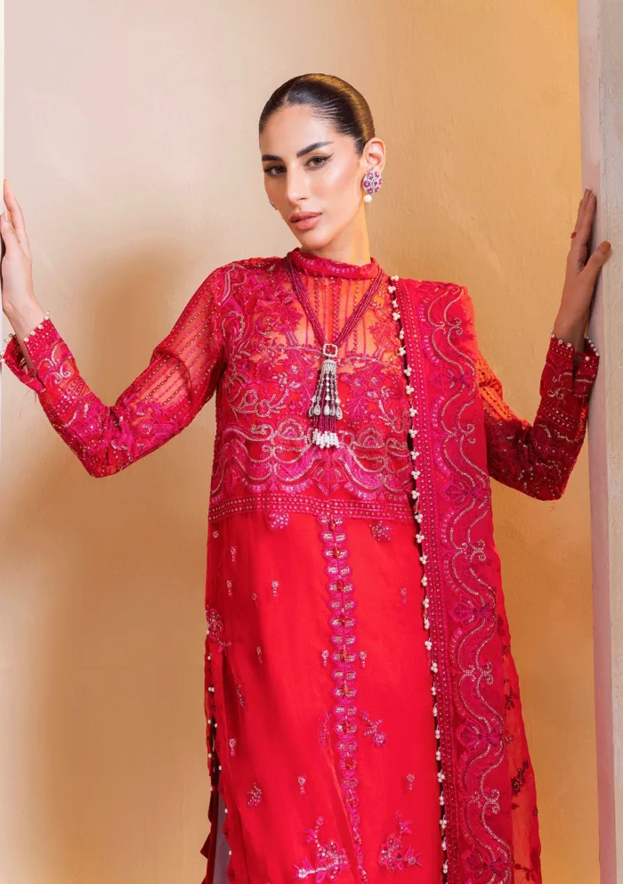 Muneefa Naz Aria D 02 Raha Luxury Lawn Collection - Image 2