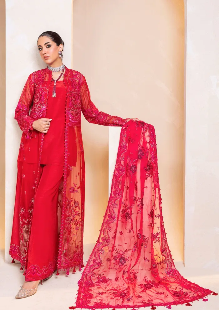 Muneefa Naz Aria D 02 Raha Luxury Lawn Collection - Image 6