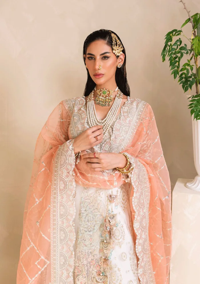 Muneefa Naz Ivory D 01 Raha Luxury Lawn Collection - Image 3