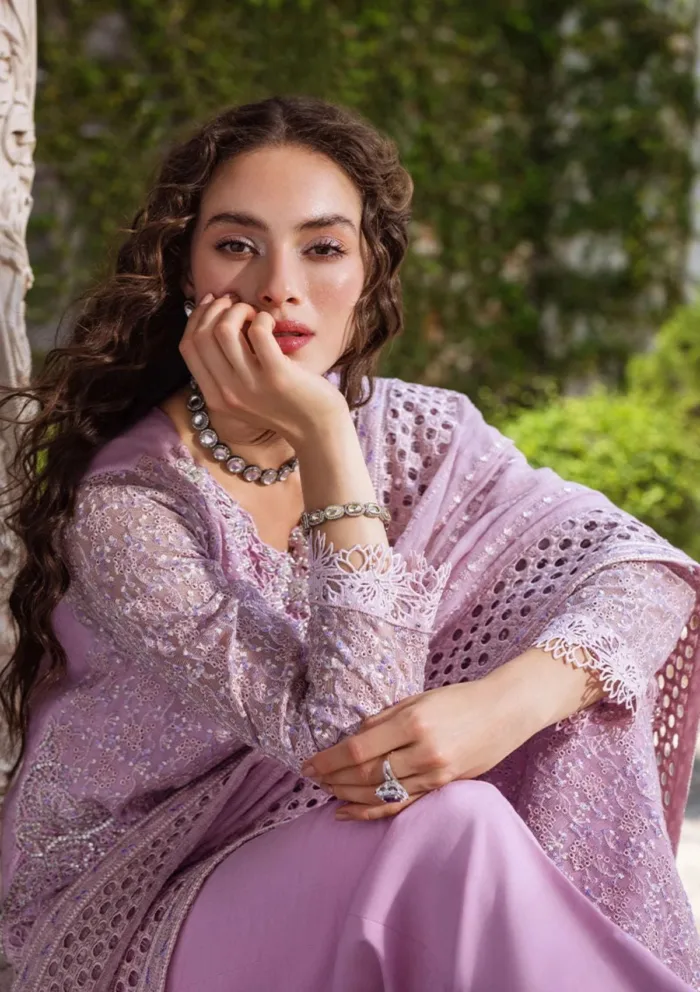Mushq AZITA Saughaat Chikankari Luxury Lawn Collection - Image 4