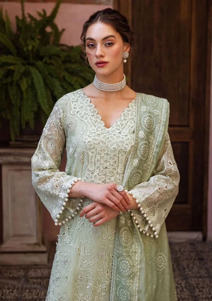 Mushq DHARA Saughaat Chikankari Luxury Lawn Collection - Image 2