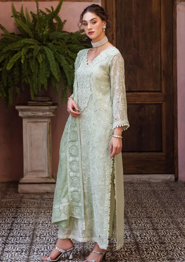 Mushq DHARA Saughaat Chikankari Luxury Lawn Collection - Image 3