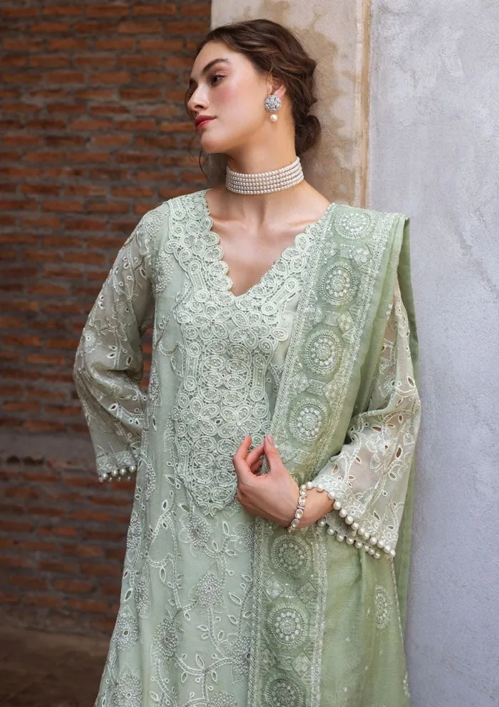 Mushq DHARA Saughaat Chikankari Luxury Lawn Collection - Image 4