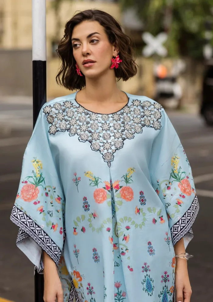 Mushq La Dolce Prints D 01A Nerina Hemline Luxury Lawn Collection - Image 3