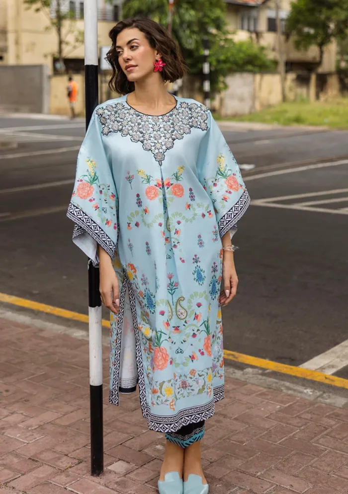 Mushq La Dolce Prints D 01A Nerina Hemline Luxury Lawn Collection - Image 4