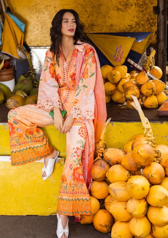 Mushq La Dolce Prints D 2B Noemi Hemline Luxury Lawn Collection - Image 4
