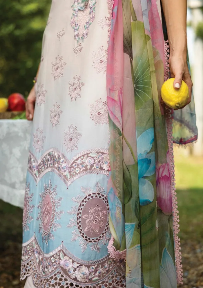 Mushq MC25 02 Sorriso Solace Ombre Chikankari Luxury Lawn Collection - Image 3