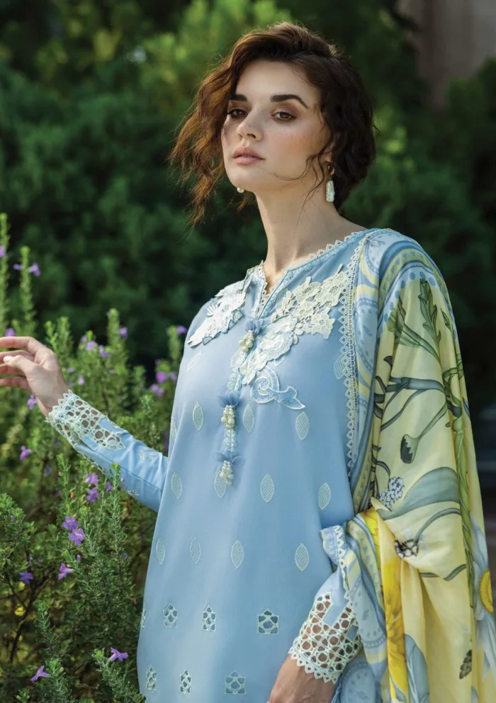 Mushq MC25 05 Intesa Solace Ombre Chikankari Luxury Lawn Collection - Image 2