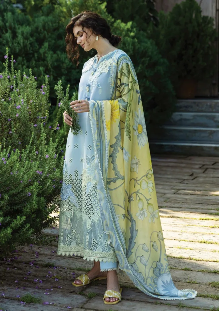 Mushq MC25 05 Intesa Solace Ombre Chikankari Luxury Lawn Collection - Image 3