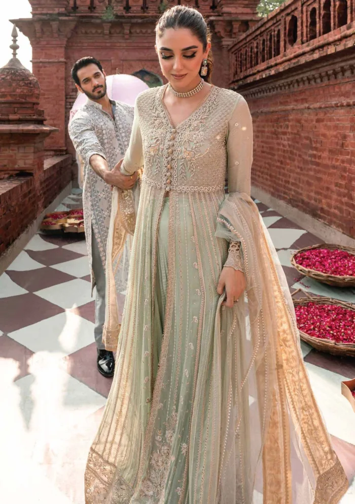 Mushq MCH 03 Shahana Izhar Luxury Lawn Collection - Image 2