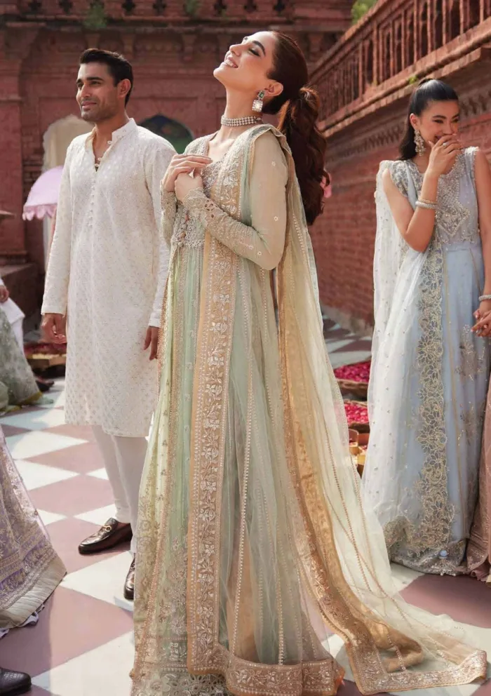 Mushq MCH 03 Shahana Izhar Luxury Lawn Collection - Image 3
