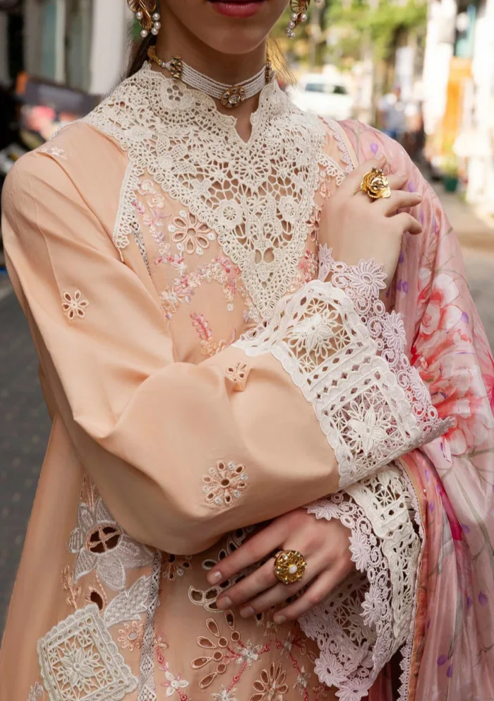 Mushq MM 04 Dreamlike Vibe Manaram Luxury 25 Lawn Collection - Image 2