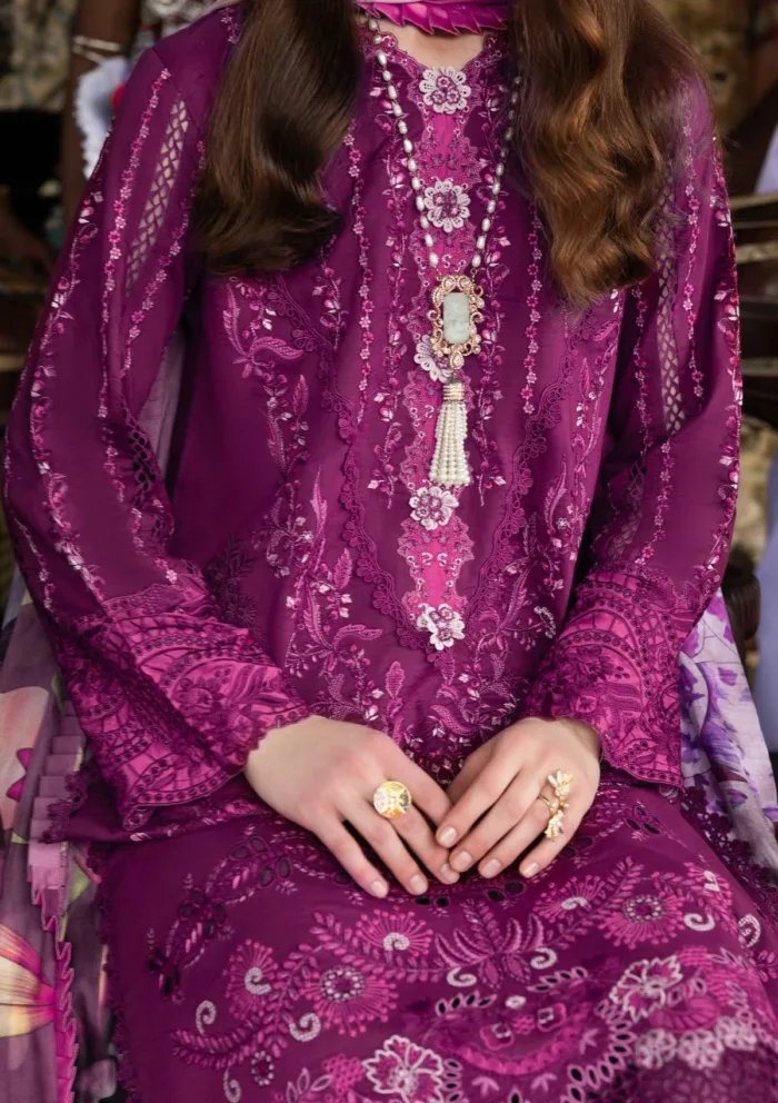 Mushq MM 05 Eternal Beat Manaram Luxury 25 Lawn Collection - Image 3