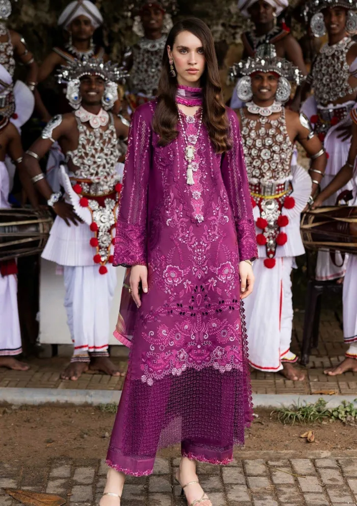 Mushq MM 05 Eternal Beat Manaram Luxury 25 Lawn Collection - Image 4