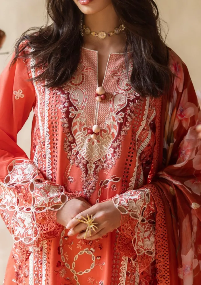 Mushq MM 07 Starry Side Manaram Luxury 25 Lawn Collection - Image 2