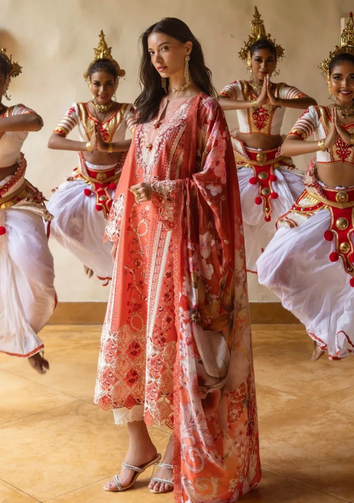 Mushq MM 07 Starry Side Manaram Luxury 25 Lawn Collection - Image 3