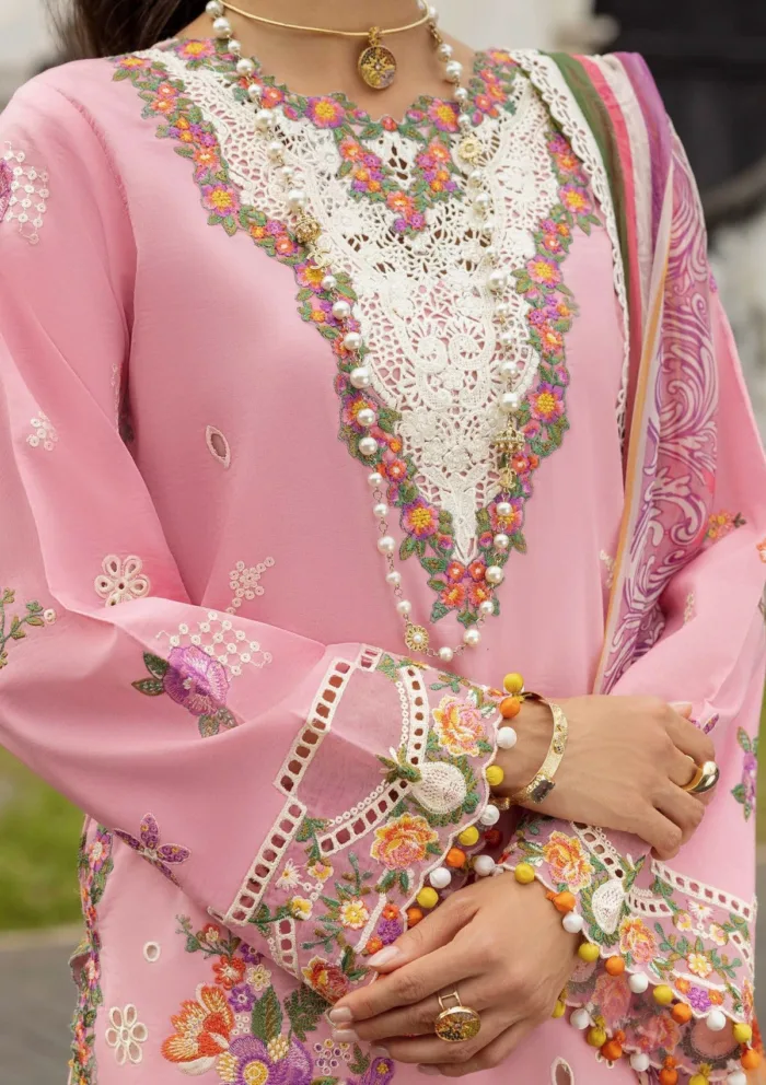 Mushq MM 12 Twinkling Tempos Manaram Luxury 25 Lawn Collection - Image 2