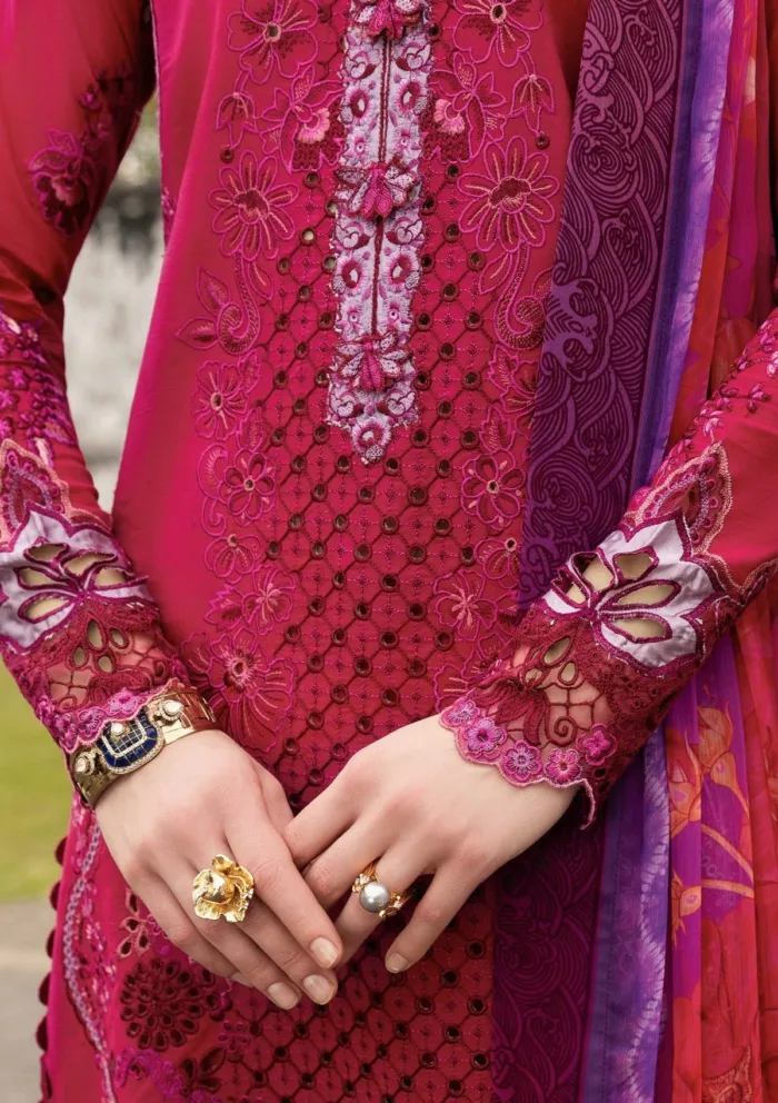 Mushq MM 14 Dreamy Whirl Manaram Luxury 25 Lawn Collection - Image 2