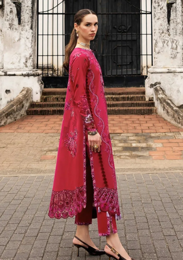 Mushq MM 14 Dreamy Whirl Manaram Luxury 25 Lawn Collection - Image 4