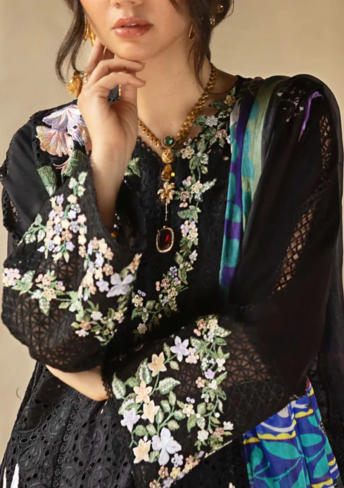 Mushq MM 16 Dazzling Glimmer Manaram Luxury 25 Lawn Collection - Image 2