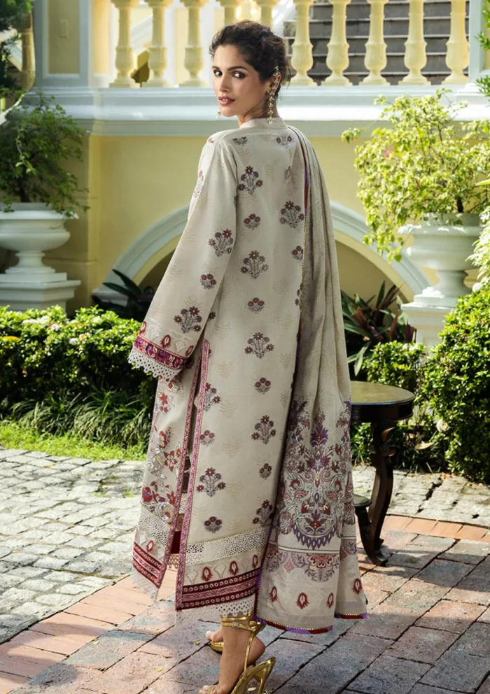 Mushq MSJ25 01 Levana Seraph Jacquard Luxury Lawn Collection - Image 2