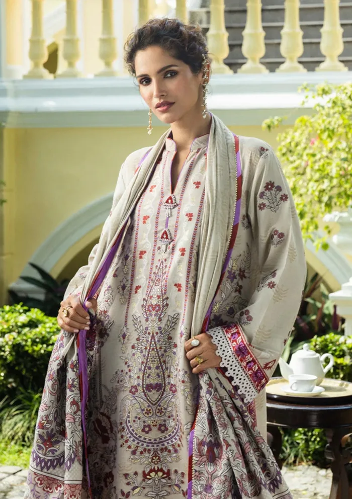 Mushq MSJ25 01 Levana Seraph Jacquard Luxury Lawn Collection - Image 4
