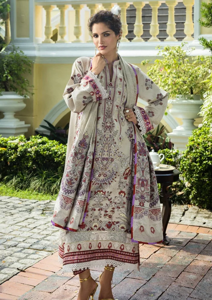 Mushq MSJ25 01 Levana Seraph Jacquard Luxury Lawn Collection - Image 5