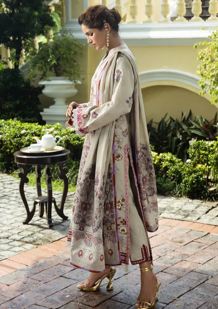 Mushq MSJ25 01 Levana Seraph Jacquard Luxury Lawn Collection - Image 6