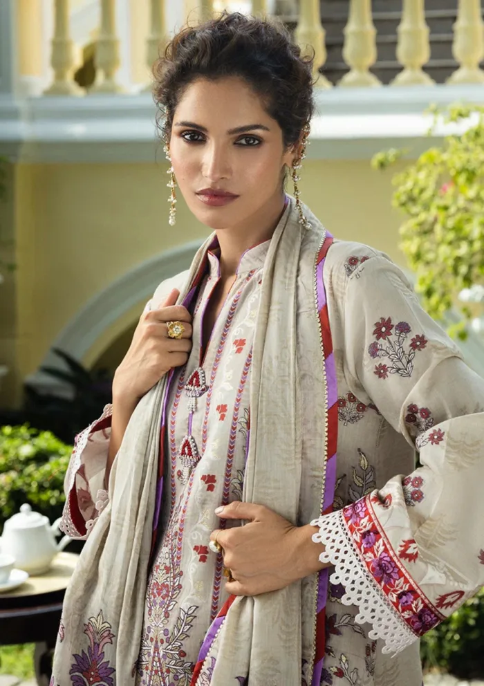 Mushq MSJ25 01 Levana Seraph Jacquard Luxury Lawn Collection - Image 7