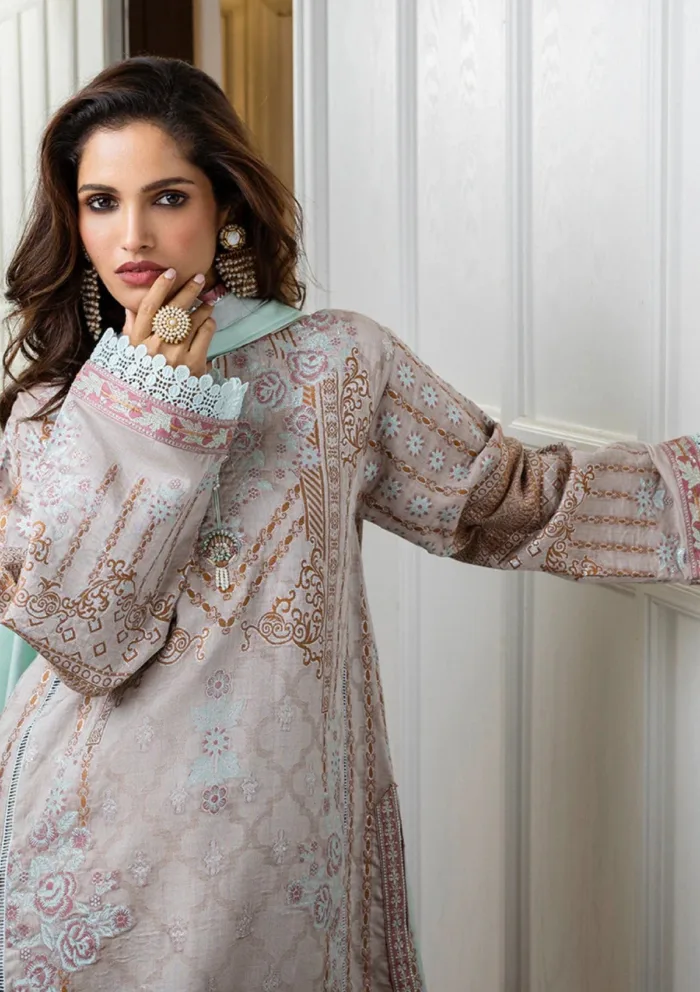 Mushq MSJ25 02 Arsinoe Seraph Jacquard Luxury Lawn Collection - Image 8