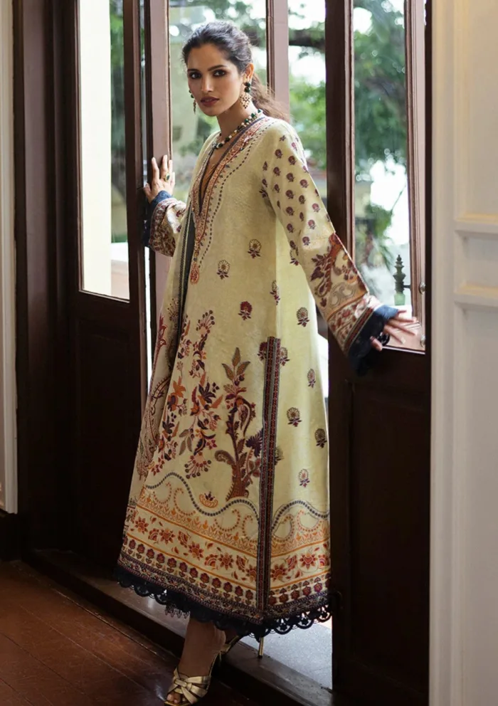 Mushq MSJ25 03 Letizia Seraph Jacquard Luxury Lawn Collection - Image 4
